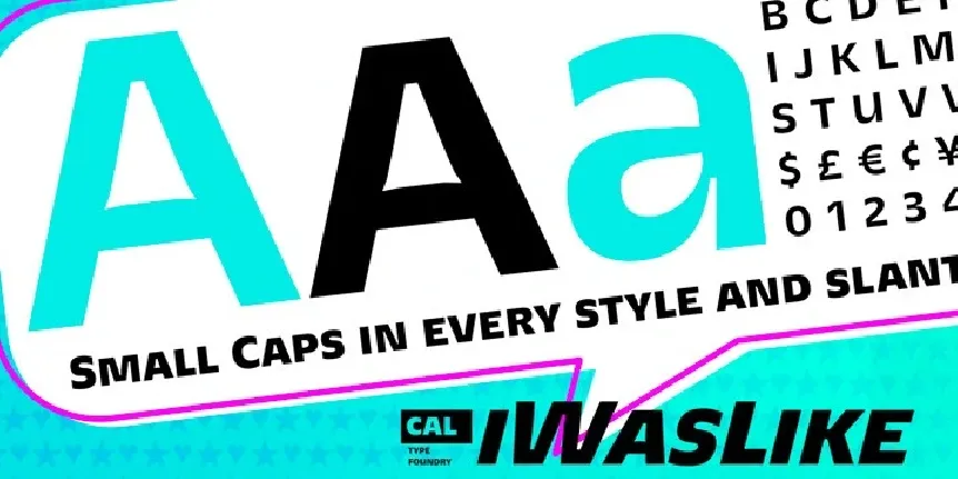 CAL iWasLike Pro font