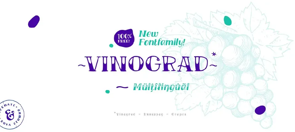 TM Vinograd Family font