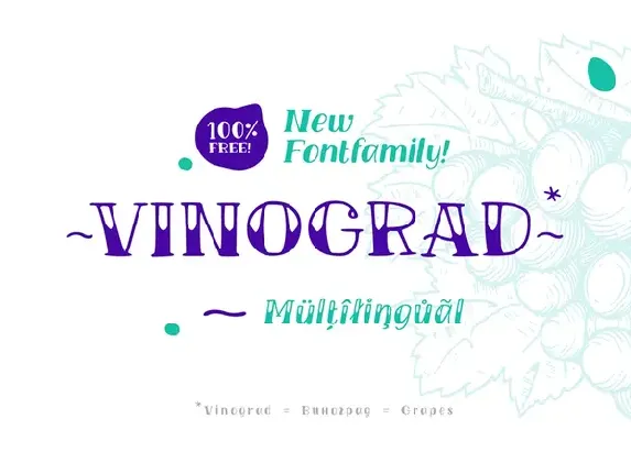 TM Vinograd Family font