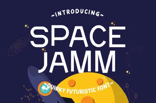 Space Jamm font