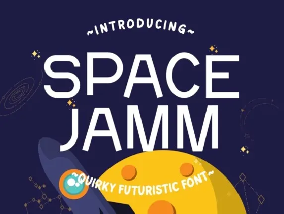 Space Jamm font