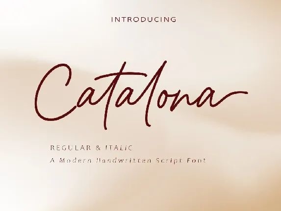 Catalona font