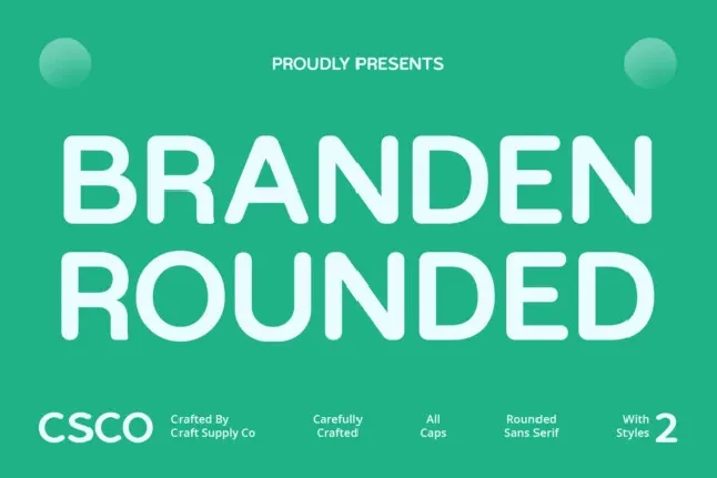 Branden Rounded font