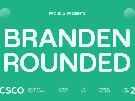 Branden Rounded font