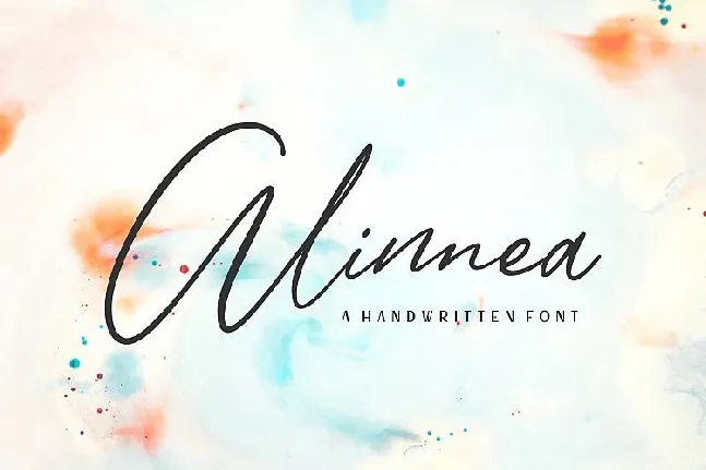 Alinnea Signature font