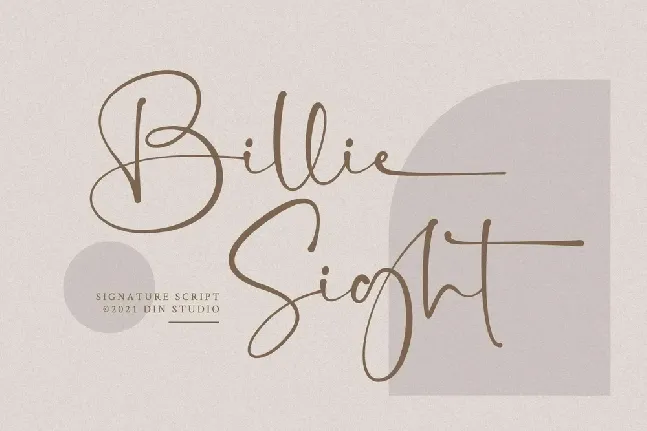 Billie Sight font