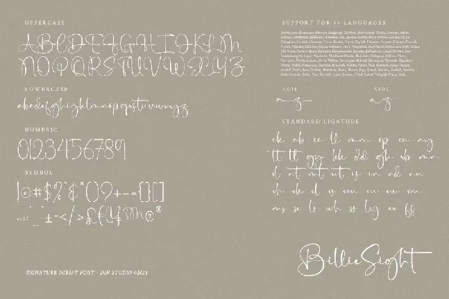 Billie Sight font