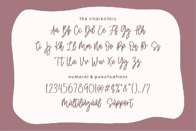 Mistigralley font