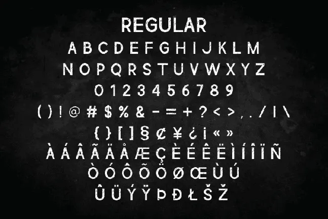 Simple Grunge font