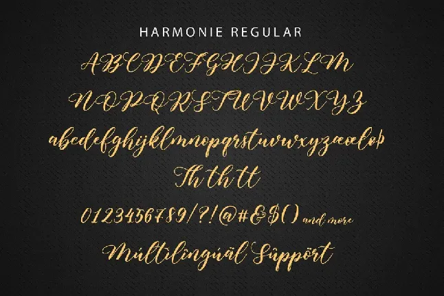 Harmonie font