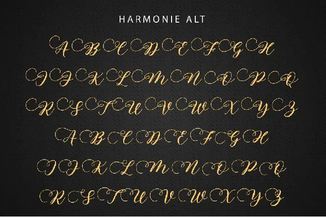 Harmonie font