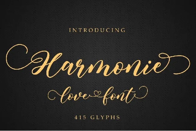 Harmonie font