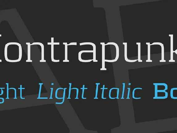 Kontrapunkt font