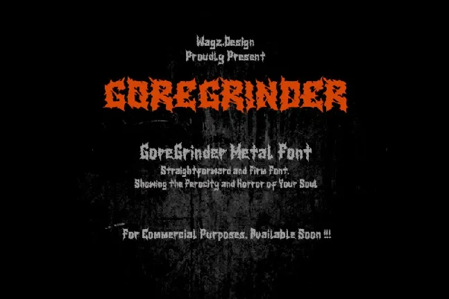 GoreGrinder font