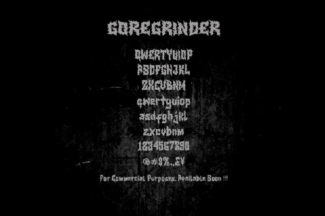 GoreGrinder font