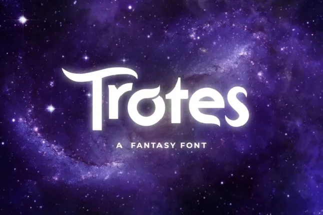 Trotes font