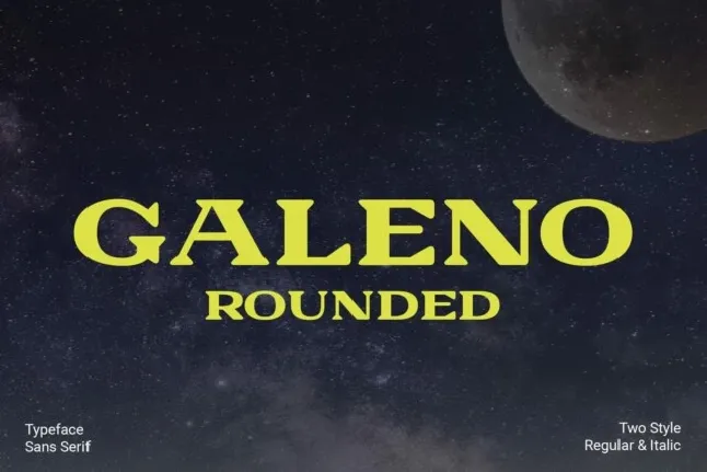 Galeno Rounded font