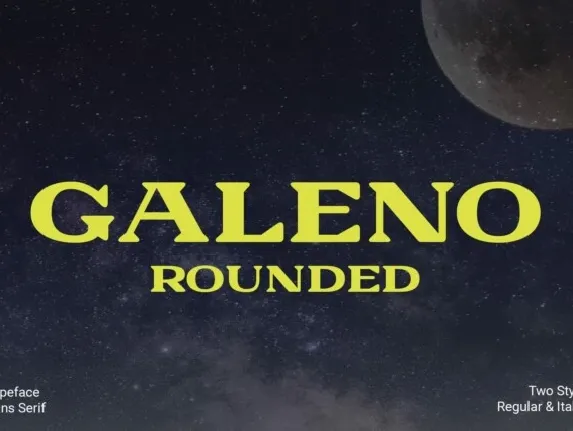 Galeno Rounded font