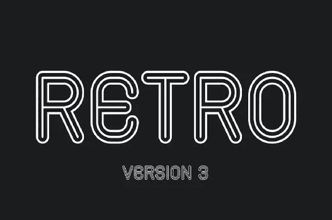 Retro V3 font