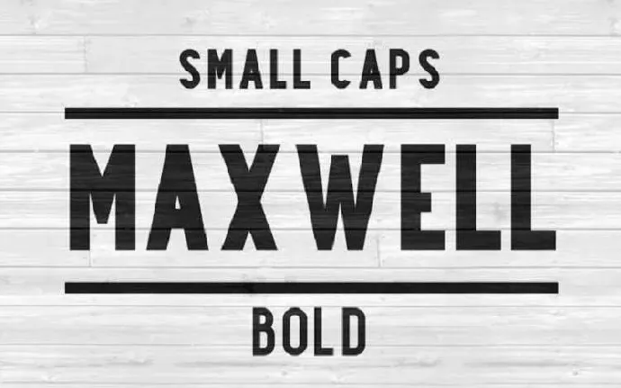 Maxwell Sans Free font