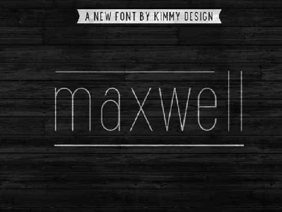 Maxwell Sans Free font