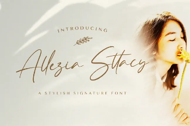 Allezia Sttacy font