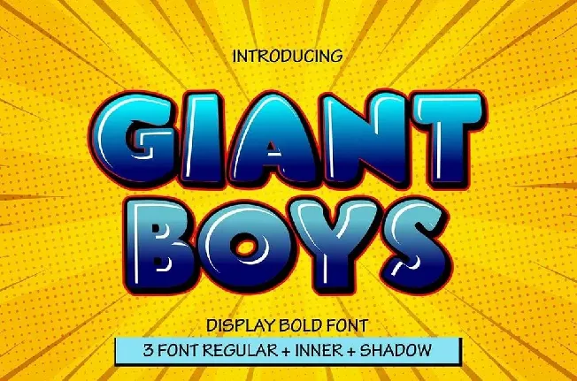 Giant Boys font