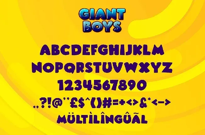 Giant Boys font