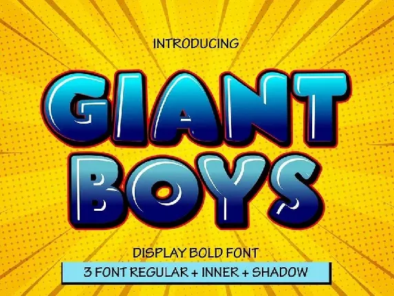 Giant Boys font