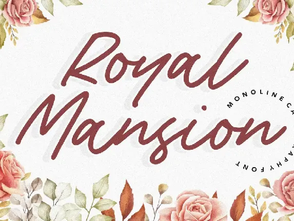 Royal Mansion font