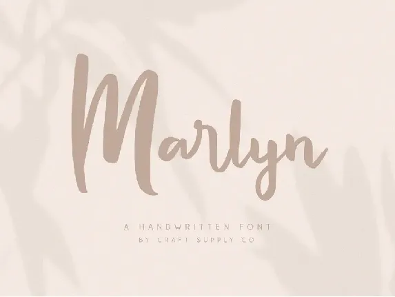 Marlyn Free font