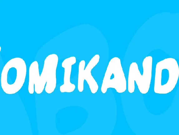 Komikandy font