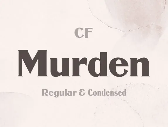 Murden Serif font