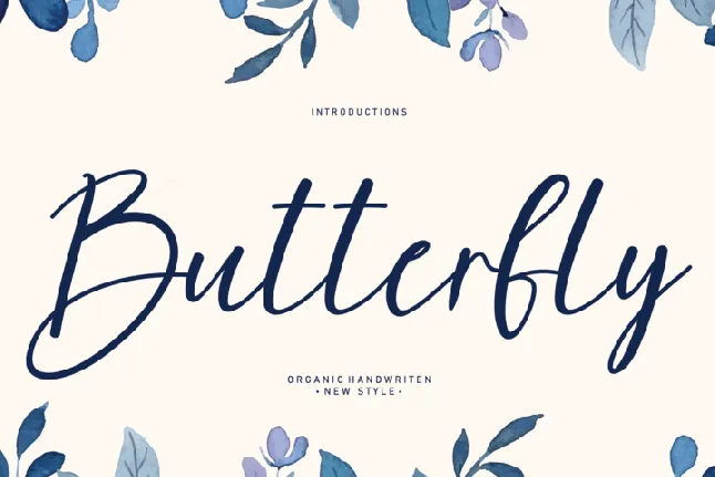 Butterfly Typeface font