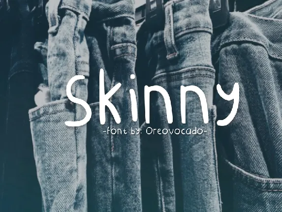 Skinny Typeface font