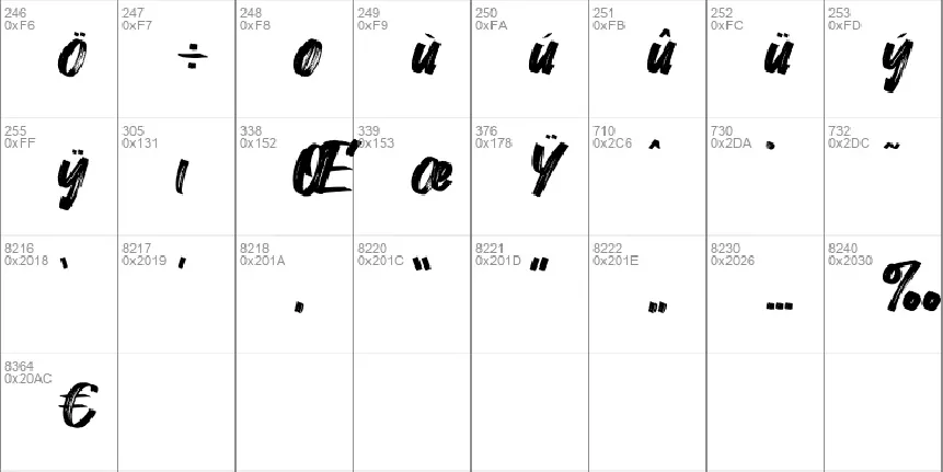 Hey August Brush font