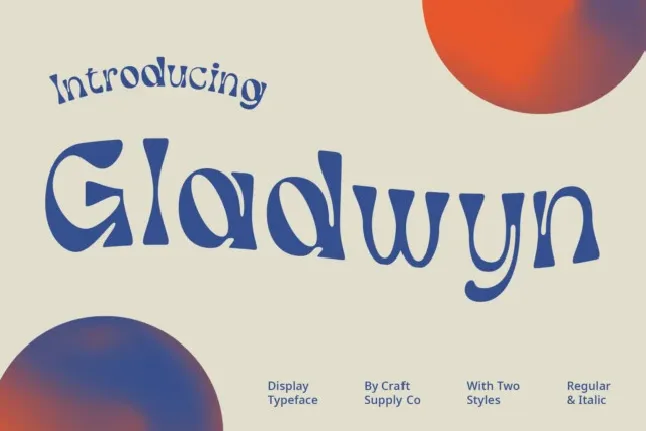 Gladwyn Display font