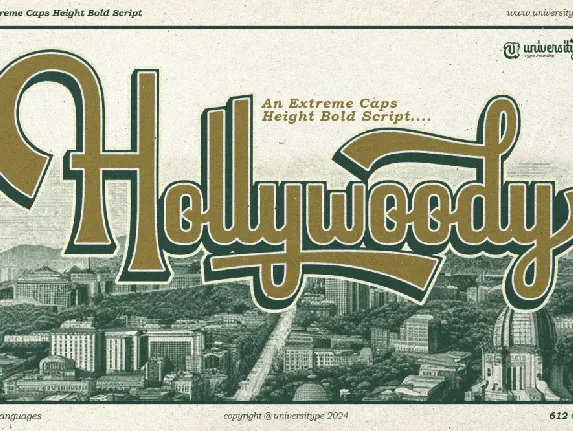 UT Hollywoody Demo font