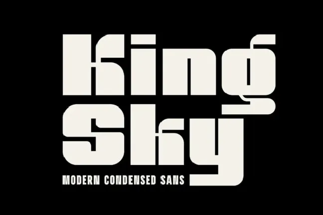 King Sky font