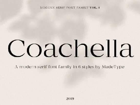 Made Coachella Family font