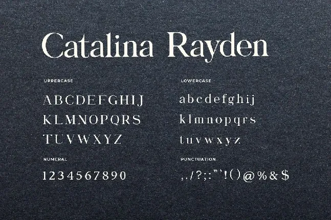 Catalina Rayden font