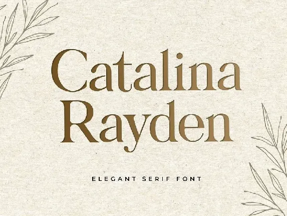 Catalina Rayden font