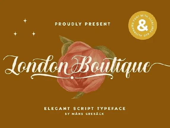 London Boutique font