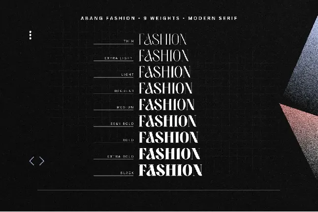 Abang Fashion - Demo Version font