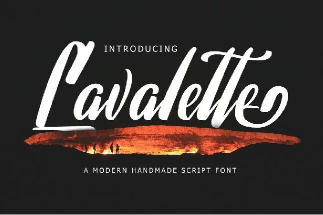 Lavalette font