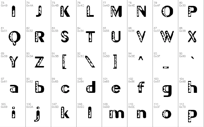 Gilgongo font