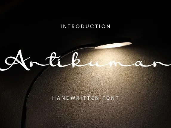 Antikuman Handwritten font