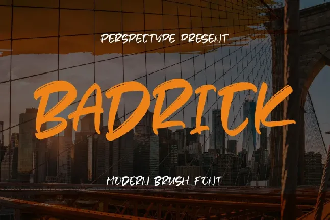 Badrick font