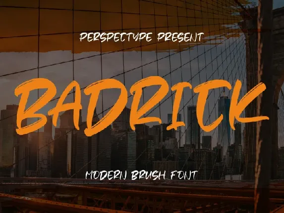 Badrick font