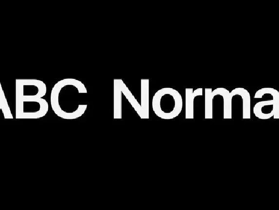 ABC Normal font